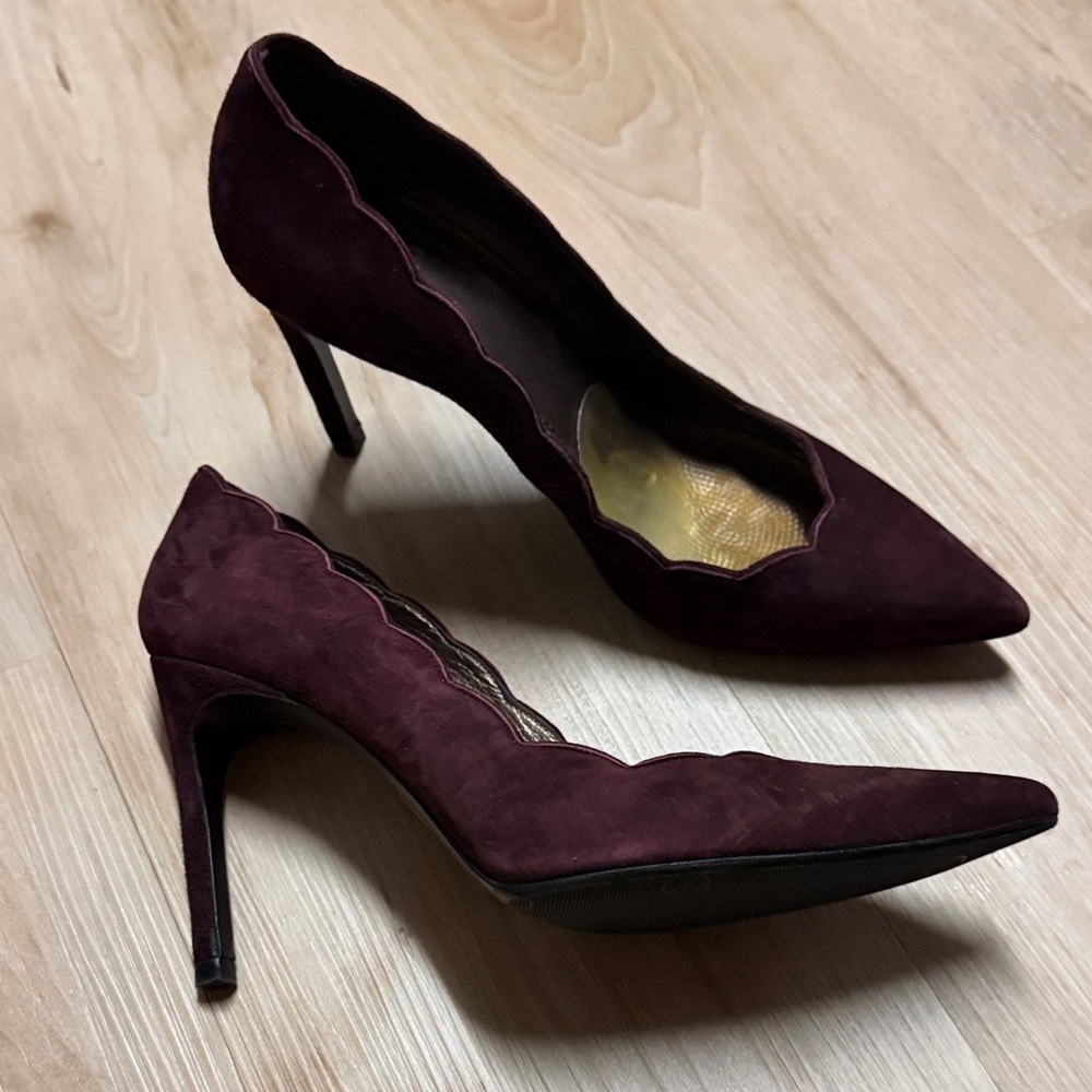 Stuart Weitzman Burgundy Heels